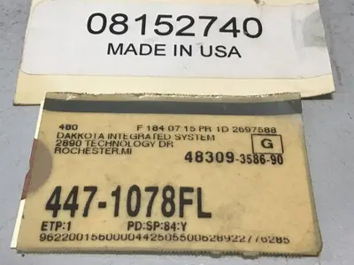 USED VAN DORN 447-1078FL