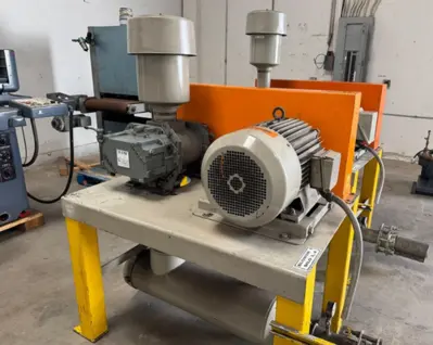 The RAM Roots Dresser Rotary Lobe Blower Model 409 System 30HP Motor