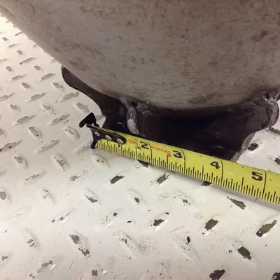 USED METAL FABRICATOR HOPPER293