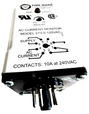 NEW TIME MARK CORP. 273-5-120VAC CURRENT- MONITOR 2735 120VAC