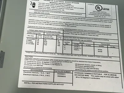 New | in-Stock EATON DH362FGK Disconnects Ohio US | HGR 24 #1278492