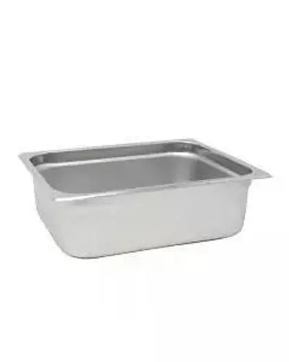 1/2 Size 4" Depth Stainless Steel Steam Table Pan