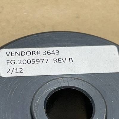 (2) FG.2005977 Rev B Idler Pulley (One Has A Bearing In) See Photos NNB