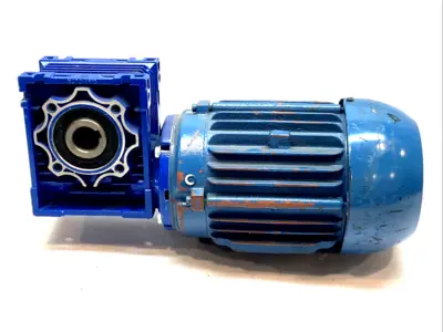 Used WEG Motor w/ Lenze GSN05-1NHAR Worm Gearbox 111Nm 47RPM 0.75kW Gearmotors Michigan US | Maverick Industrial Sales #1395960