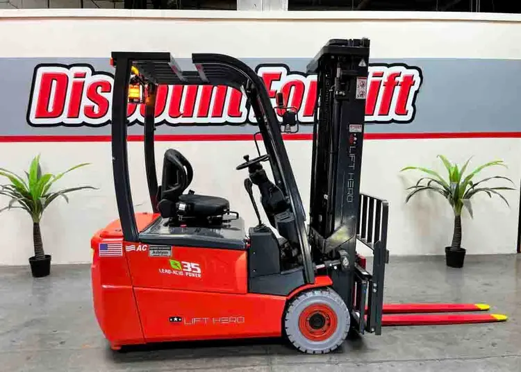 New | in-Stock 2024 LIFT HERO LG18BE 3-Wheel Sit down Electric Counterbalance Forklifts Colorado US | Discount Forklift #237278