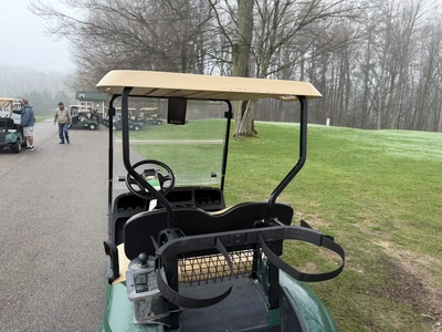 (1) 2015 E-Z-Go golf cart with a Kawasaki gas engine, includes Club Clear club and ball washer, Club...