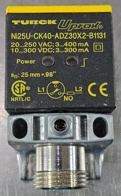 TURCK NI25U-CK40-ADZ30X2-B1131 INDUCTIVE SENSOR. Loc5E-16