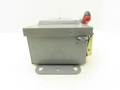 Square D H361A Safety Disconnect Switch Fusible 30A 600V 30HP  3 Pole Ser F06