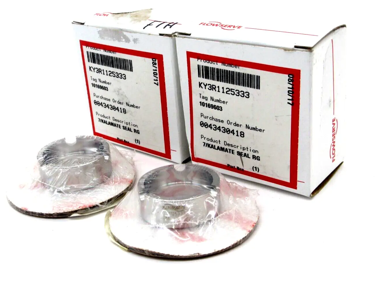NEW LOT OF 2 FLOWSERVE KY3R1125333 7/KALAMATE SEAL RG