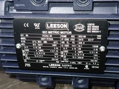 USED LEESON C80T17FZ53A