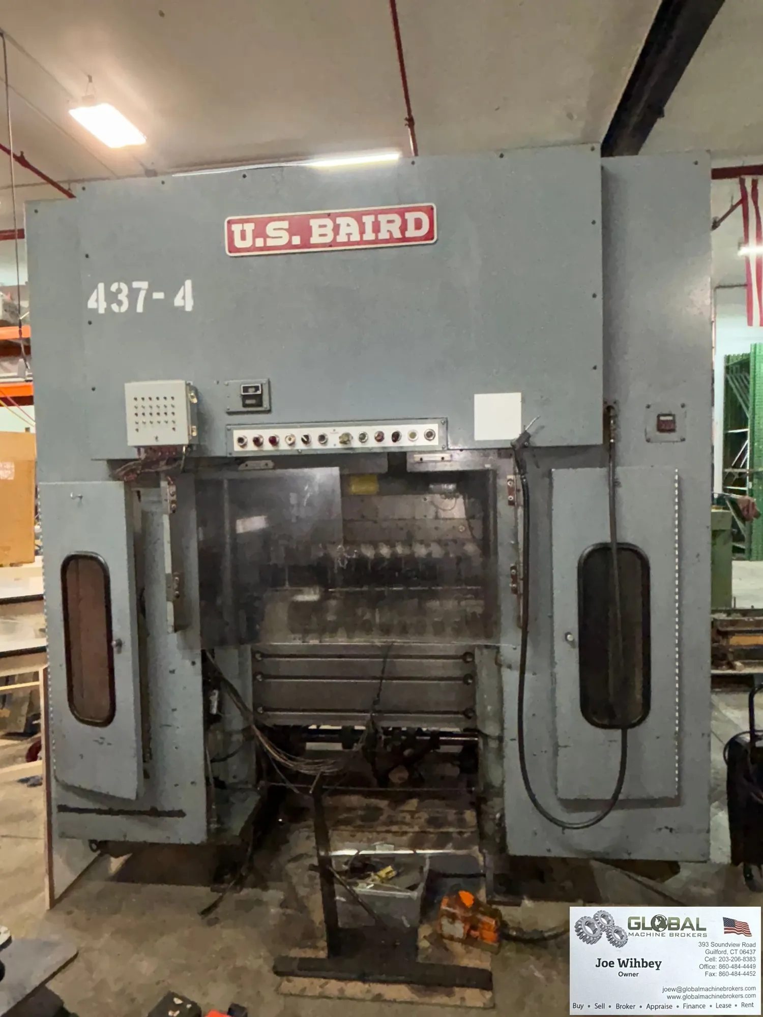 US Baird 4L37 Transfer Press 5" Stroke 12 Ops 2 Row Oscillating Feed Mint