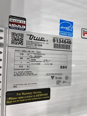 Used TRUE GDM-49-HC Cookers / Coolers / Fryers Florida US | Sunshine coolers #1568295