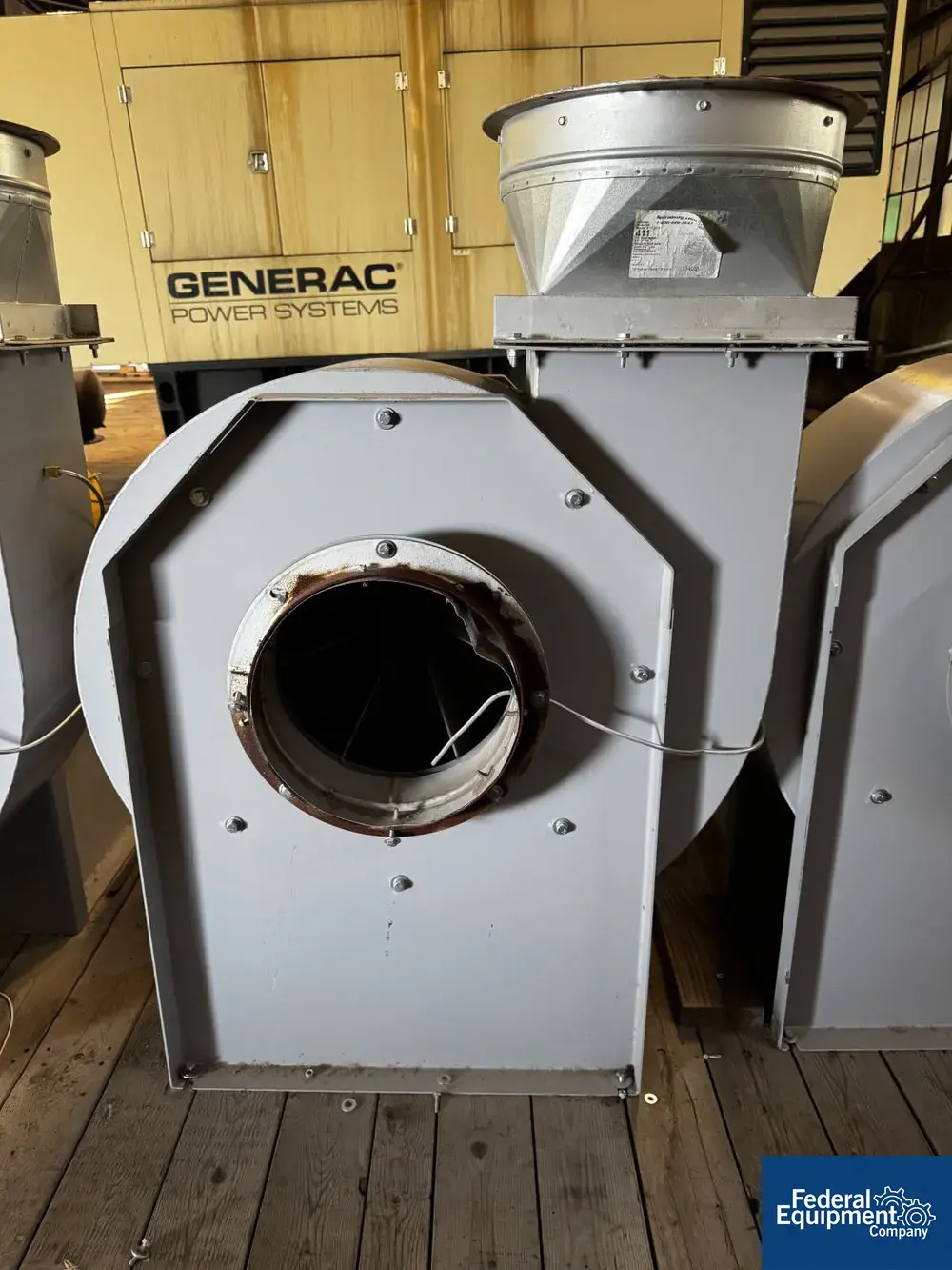 USED Cincinnati Fan 3 HP Cincinnati Fan Blower, Model RBE-13, C/S