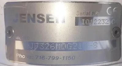 Pump, Centrif., 10 HP, 316 S/st, Jensen Sanitary, 3" In #S743036