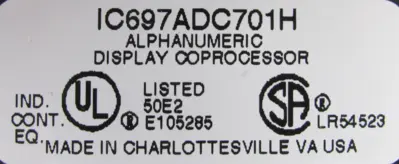 NEW GE FANUC IC697ADC701H ALPHANUMERICAL DISPLAY COPROCESSOR