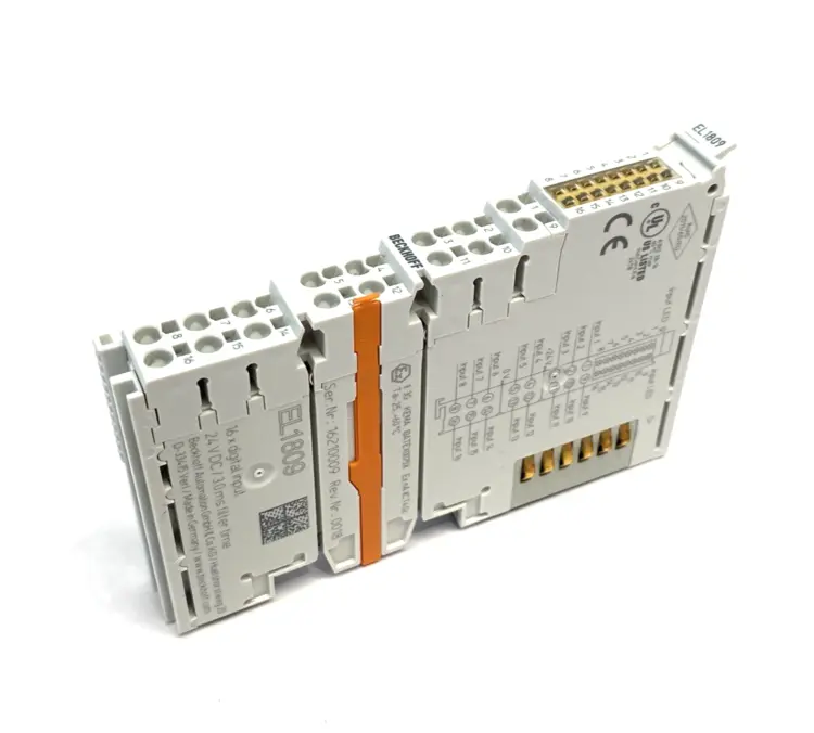 Used Beckhoff EtherCAT 16-channel Digital Input Terminal, 24 V DC, 3 ms PLC Input & Output Michigan US | Maverick Industrial Sales #1414230