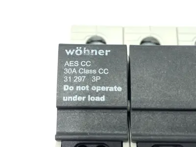 New | in-Stock Wöhner Fuse Holder 3-Pole Class CC 600V 30A Fuse Accessories Michigan US | Maverick Industrial Sales #1398373