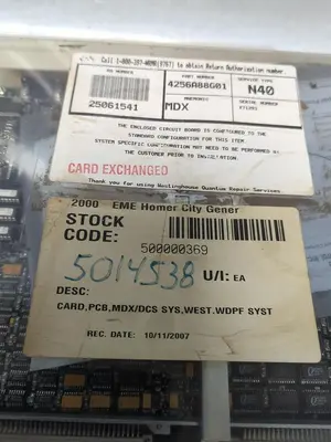 New | in-Stock WESTINGHOUSE 4256A88G01 Circuit Boards | Surplus Asset Holdings #1227383
