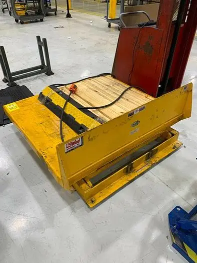 Used 2021 VESTIL TT-5448-6-YEL Scissor Lifters Wisconsin US | Lemke Machinery Sales #685223