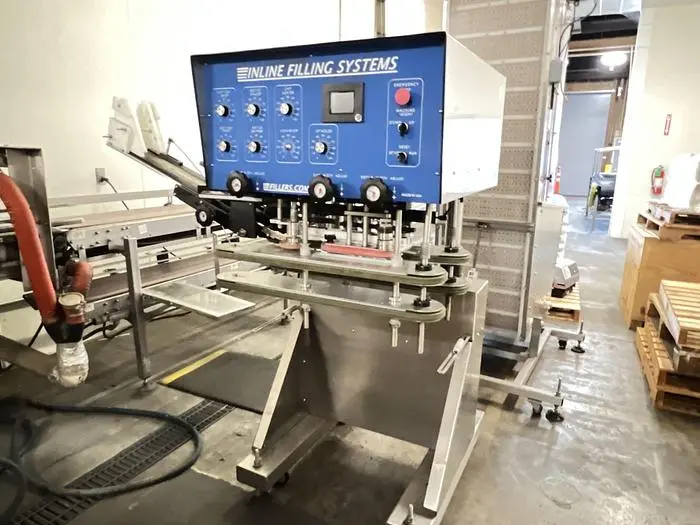 Used INLINE FILLING SYSTEMS INLINE CAPPER (2020) Cappers Quill - Automatic Inline Oregon US | Ager Tank & Equipment Co. #1060488