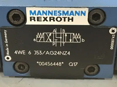 USED REXROTH 4WE6J53/AG24NZ4 MANIFOLD