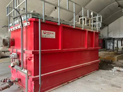 Water Treatment System w/ Clarifiers, Sand Filters, & Disc Filter