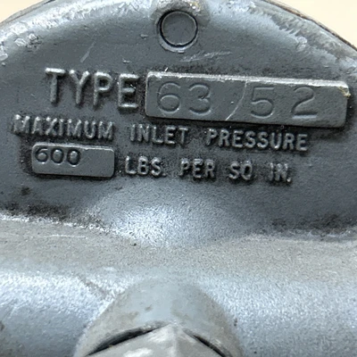 USED FISHER CONTROLS 63