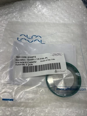 NEW Tri-Clover 16AMP-1 1/2-316L-PL