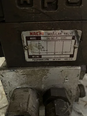 NACHI OG-G01-P1-E20 Hydraulic Directional Modular Valve Manifold