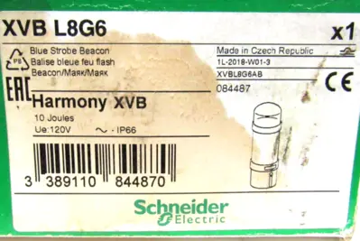 NEW SCHNEIDER ELECTRIC XVBL8G6 STROBE BEACON