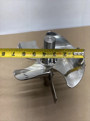 SHIMAZAKI impeller/turbine/agitator,stainless steel New Out Of Box Fast Shipping