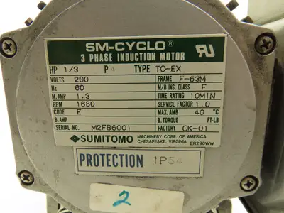 Ai-esu Welding Electrode Tip Dresser 220V 3PH SM-Cyclo Gearmotor