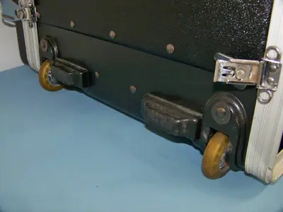 Gator Hard-Sided Case Case with Power Strip, Rack Rail, Telescoping Handle and Wheels