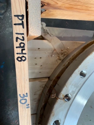 Dezurik 30"-150  Stainless Steel Butterfly Valve figure BHP New Storeroom Spare