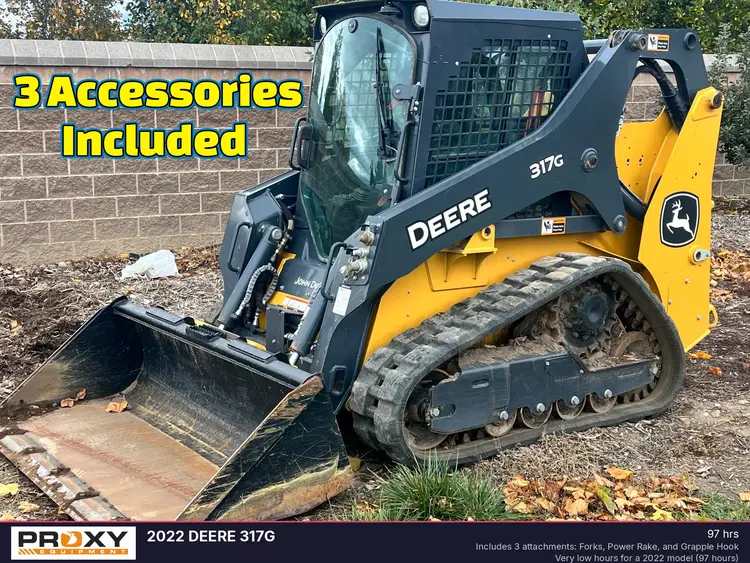 Used 2022 DEERE 317G Compact Track Loaders Utah US | Proxy Equipment #1379696