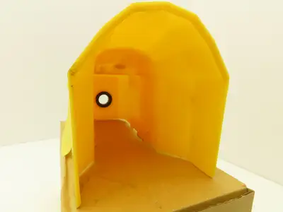 ARO 492P16 Foot Pedal Valve Safety Guard Yellow Plastic 114417  Lot of 2