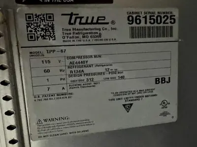 Used 2018 TRUE TPP67 Food Prep Tables Ohio US | Palm Beach Restaurant Equipment, LLC #1421297