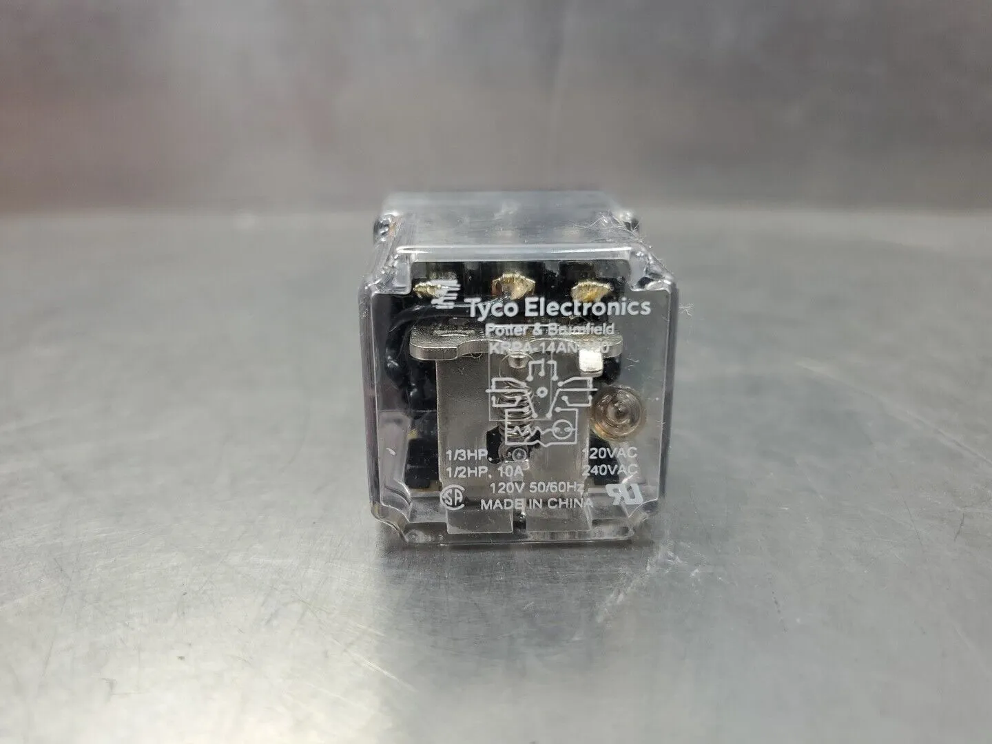 TYCO KRPA-14AN-120 10A ½HP RELAY. 4D-35
