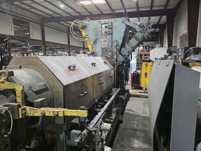 12" Single Screw Crown/CDL Dump Extruder, Model RPU2E400, 10:1 L/D Ratio