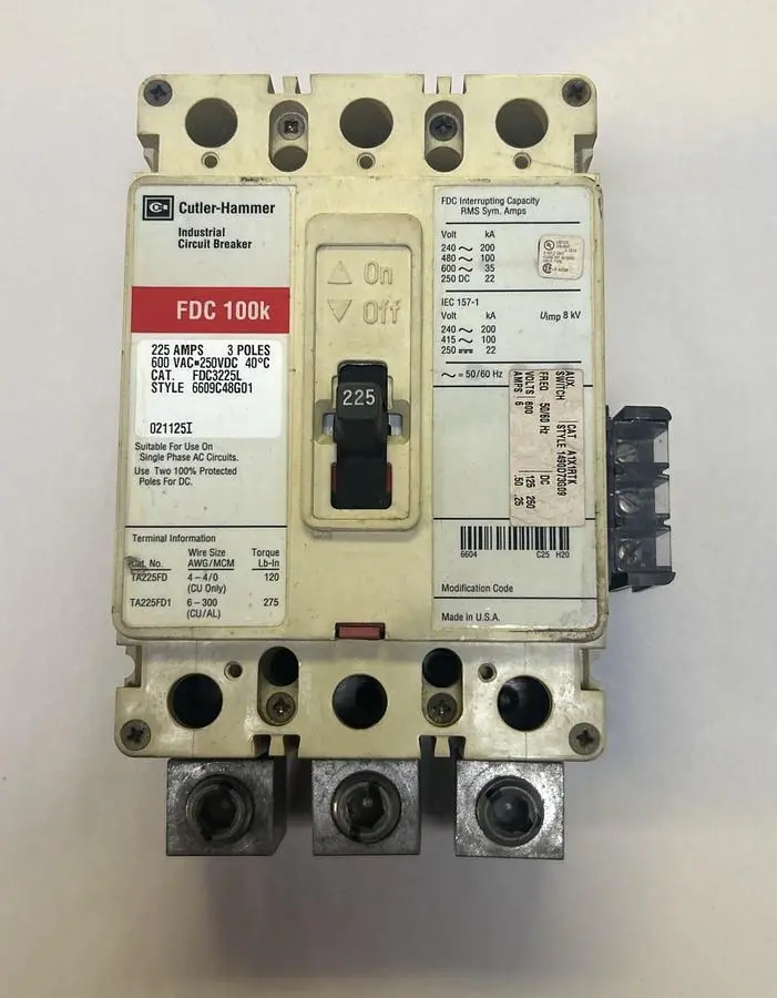 USED CUTLER-HAMMER FDC3225L
