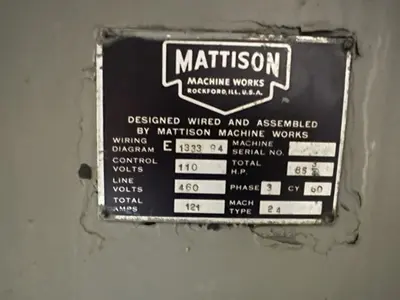 Used 1968 MATTISON MODEL 24 Rotary Surface Grinders Georgia US | The Equipment Hub #162916