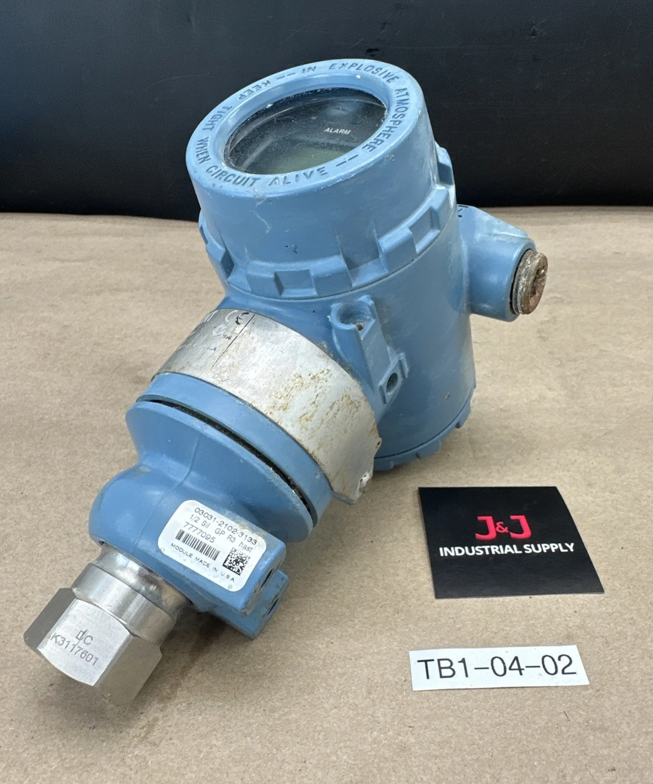 Used Rosemount 3051TG3A2B31AB4E5M5 Test Equipment - Other Indiana US | J&J Industrial Supply #1283578