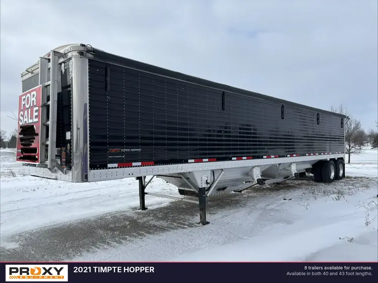 Used 2021 TIMPTE HOPPER Grain Hopper Trailers Wisconsin US | Proxy Equipment #1385345