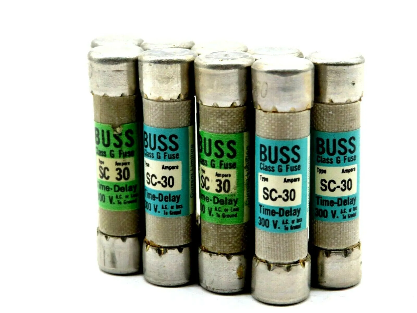 9 NEW BUSSMANN SC-30 FUSES SC30