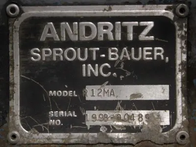 SPROUT WALDRON R12MA Refiners | Perry Equipment (4)