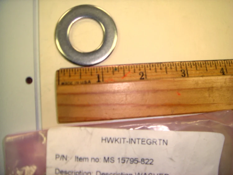 New | in-Stock Flat Washer Stainless Steel MS15795-822 Hardware Washers Arizona US | ASSET CONVERSION SPECIALISTS, INC. #312092
