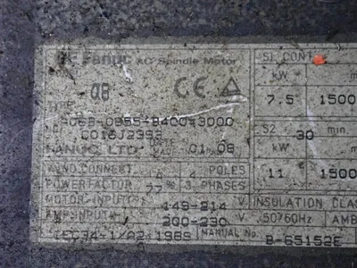 USED FANUC A06B0855B400#3000