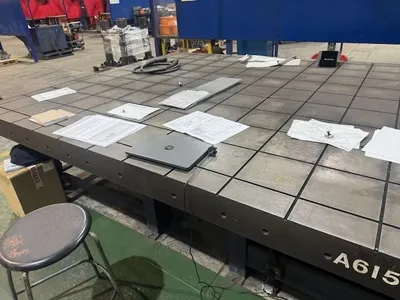 Surface Table Cast Iron 5350mm x 2540mm Surface Tables & Bed Plates | Bowland Trading Ltd (10)