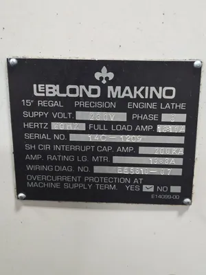 LEBLOND MAKINO Regal 14C Lathes, Engine | Machinery Central (11)