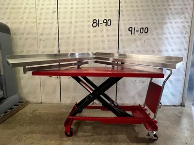 Used Falcon Restaurant Supply Used 58"X 58" Stainless Steel Corner Shelf Restaurant Equipment (Miscellaneous) Illinois US | Falcon Restaurant Supply #1375079